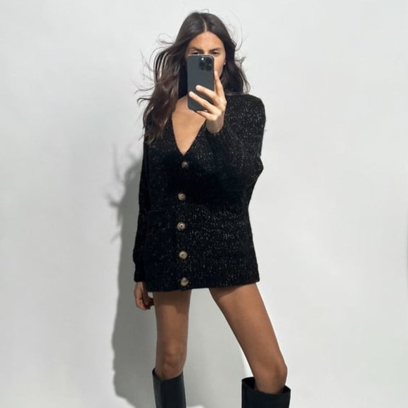 Zara Sweaters - NWT ZARA POCKET KNIT CARDIGAN S, M 4331